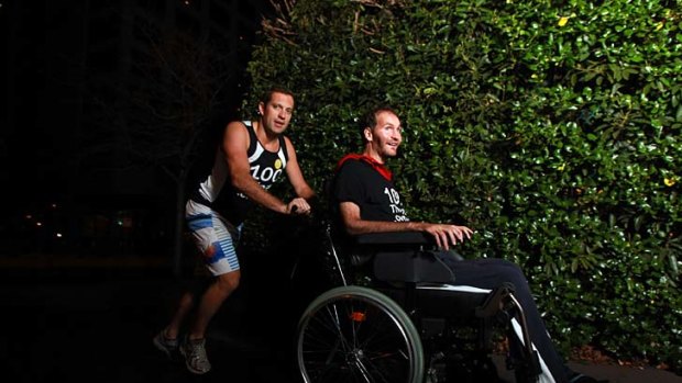 Sebastian Terry and Mark Rostoks are in training to carry out one of their "bucket list" ambitions and will take part in the Run Melbourne half-marathon.