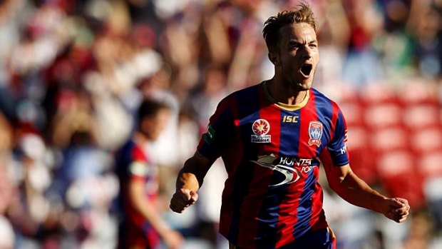 Adam Taggart made waves with an A-League hat-trick against Melbourne Heart and the young Newcastle Jets striker is definitely one to look out for.