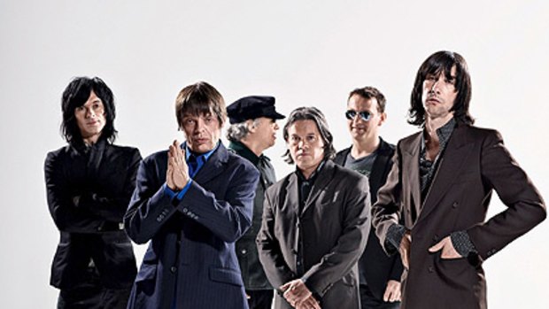 Bobby Gillespie (far right) and his Primal Scream bandmates.