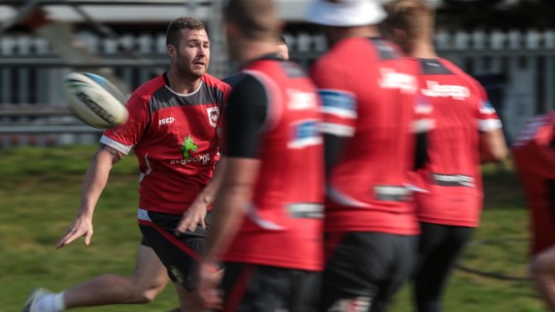 Passing through: Penrith are prepared to make a big-money offer for Trent Merrin to lure him away from the Dragons, who cannot compete in a bidding war.