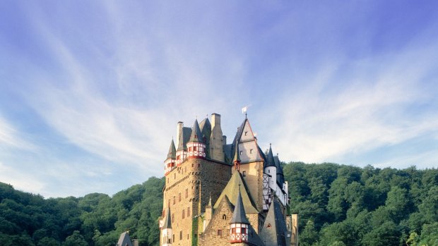 Incomparable: The entrance to a castle in Germany's Moselle River valley.
