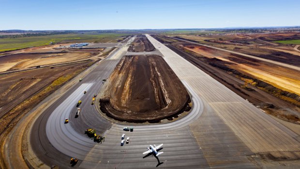Brisbane West Wellcamp Airport which is in the final stages of development near Toowoomba. 