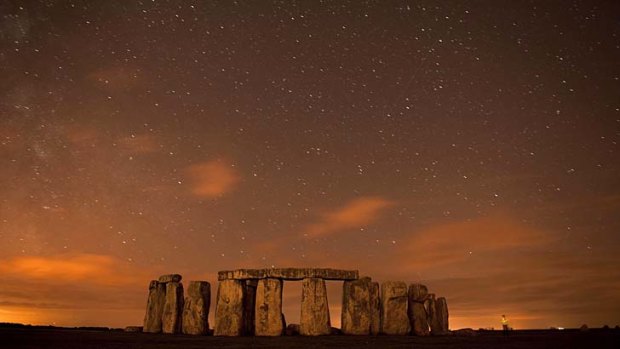 Rock gods ... Stonehenge's nearby earthworks are as important as the monument itself.