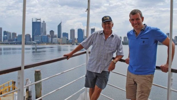 Owners Chas Cox and Manus Higgins have big plans for the Paddle Steamer Decoy.