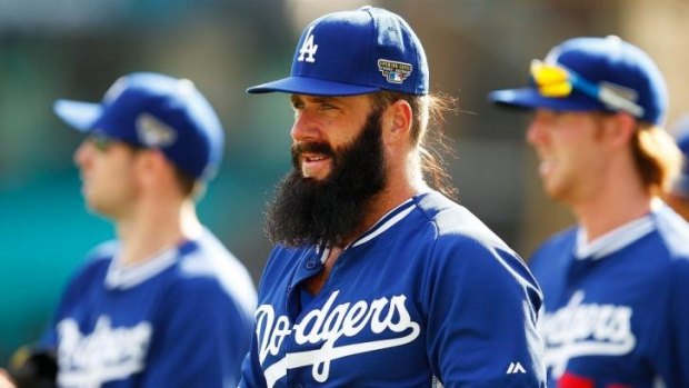 Fear the beard: LA Dodgers relief pitcher Brian Wilson a closet