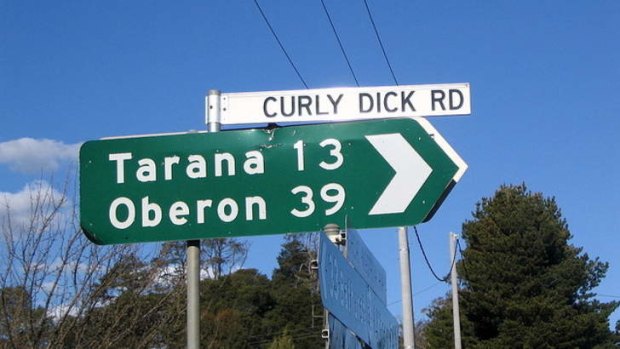 Goes back a century ... Curly Dick Road in Meadow Flat.