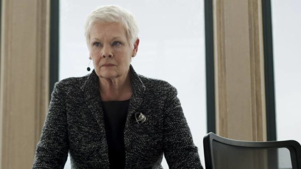 Woman on top &#8230; Dench, who plays M, the head of MI6, is the longest-serving member of the current Bond franchise.