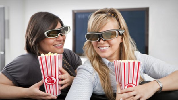 New reality...3D television sets will go on sale in Australia from next week.