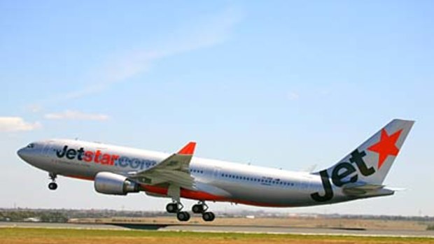 Taking off ... Jetstar will base two A330 aircraft in Singapore.