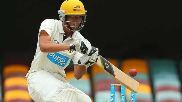 No flash in the pan: Ashton Agar scored runs for Western Australia in Sheffield Shield cricket.
