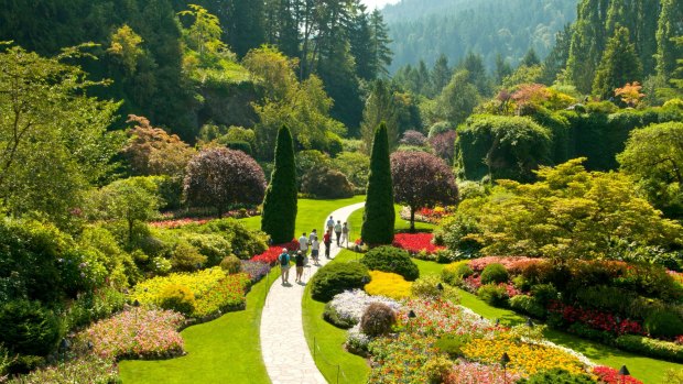 Beautiful Butchart Gardens.