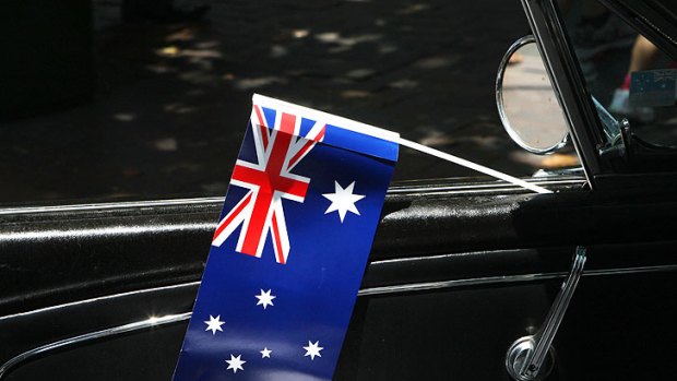 A total of 56 per cent of people with car flags feared their culture and values were in danger, according to the study.