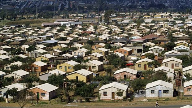Houses in Soweto, Johannesburg.