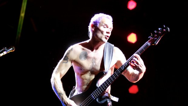 Michael 'Flea' Balzary from the Red Hot Chili Peppers, who has a guitar named after him. 