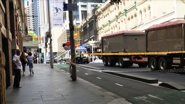 A motorcyclist has been killed in Sydney's CBD.