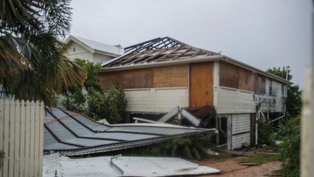 The damaged caused by Cyclone Debbie is set to put a dent in the treasurer's budget surplus.