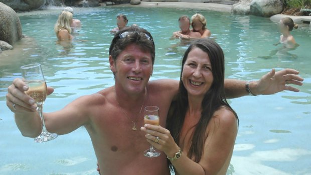 Owner of the White Cockatoo resort in Mossman Tony Fox with wife Lenore.