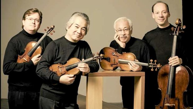 The Tokyo String Quartet's Martin Beaver, Kikuei Ikeda, Kazuhide Isomura and Clive Greensmith.