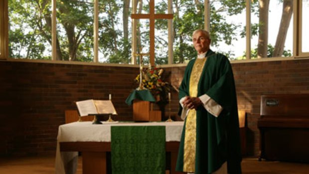 Olive branch ... Father Warren Wade, priest of the parish of St Mary the Virgin in North Turramurra. ‘‘The Anglican Communion is such a mess.’’