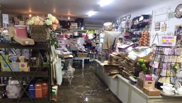 The owners of the Country Bumpkin gift shop in Picton posted images of the devastation.
