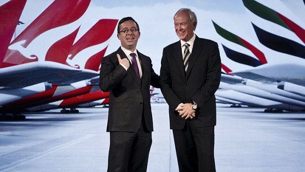 Qantas's Alan Joyce and Emirates' Tim Clarke forged an unconventional partnership.