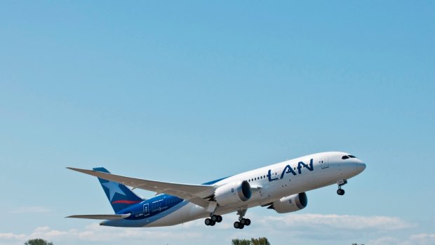 LAN will be the first airline to use two-engine aircraft for the Sydney-South America route.