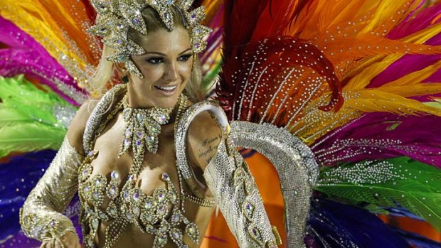 Premium Photo  Brazilian women group or carnival dancers in