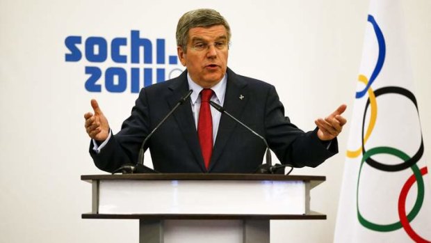 "What is important is that we see the system works": IOC president Thomas Bach.