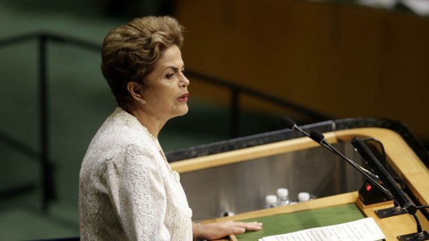 President Dilma Rousseff blamed the disaster on the 'irresponsible action of a company'.