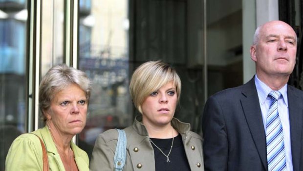 The family of the murdered schoolgirl Milly Dowler, from left, Sally Dowler, Milly's mother, Gemma Dowler, Milly's sister, and Robert Dowler, Milly's father.