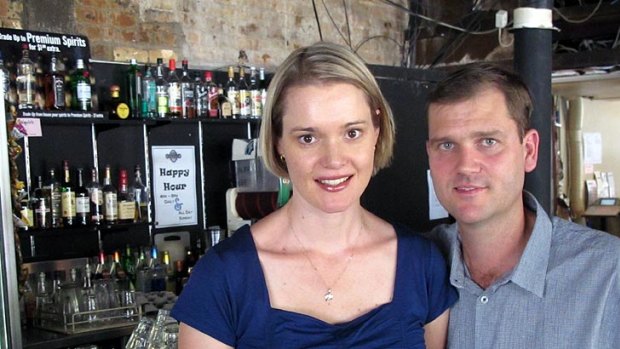 Brisbane Brewhouse owners Grand and Michelle Clark.