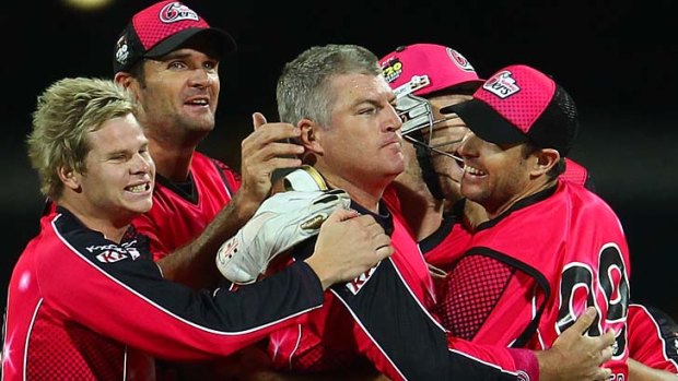 Low blow ... Stuart MacGill has been offered the minimum wage from the Sydney Sixers.