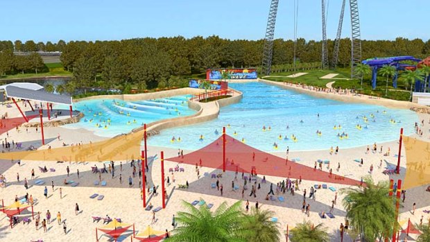 Bigger, brasher ... Wet'n'Wild Sydney will rival the Gold Coast original.