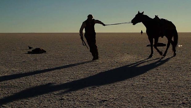 Rustic life ... Sam Shepard as Butch Cassidy in <em>Blackthorn</em>.