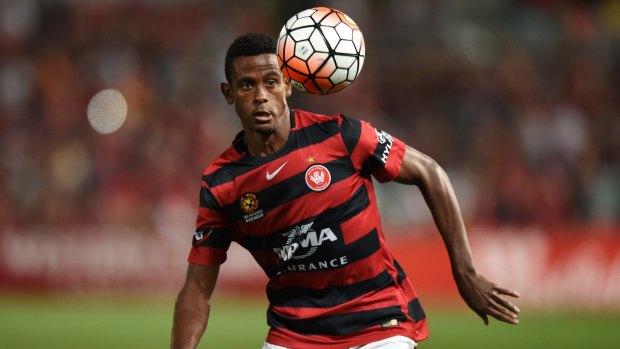 Bolter: Golgol Mebrahtu in action for the Wanderers in 2016.