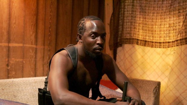 Michael K. Williams in acclaimed US series <i>The Wire</i>.