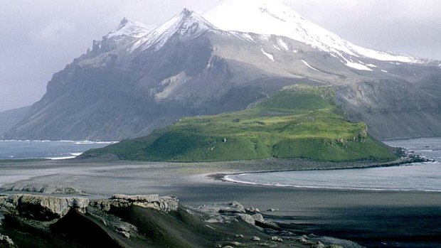 Effectively a big volcano in the middle of nowhere ? it's about 1000km north of Antarctica, and more than 4000km from both South Africa and the Australian mainland ? Heard Island is an Australian external territory.