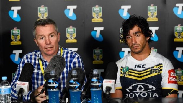 Paul Green with Johnathan Thurston.