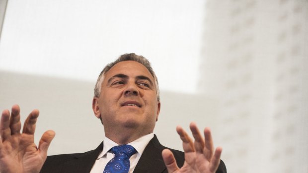 Treasurer Joe Hockey says of the economy's growth rate, 'I think we can get back up to 3.25 per cent, 3.5 per cent.' 