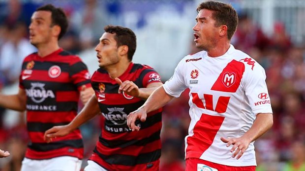 Leading from the front: Harry Kewell is expected to play more game time against Sydney FC than his 18 minutes against the Wanderers.