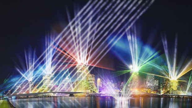 Festival of firsts &#8230; the riverbanks will have nightly laser shows, an interactive light tunnel and a giant mirror ball.