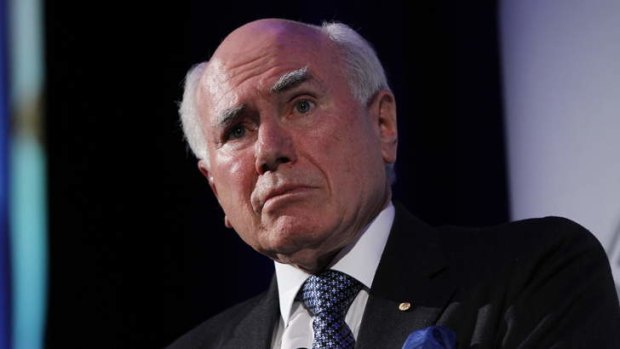 John Howard disagrees with Tony Abbott's move to reintroduce imperial honours.