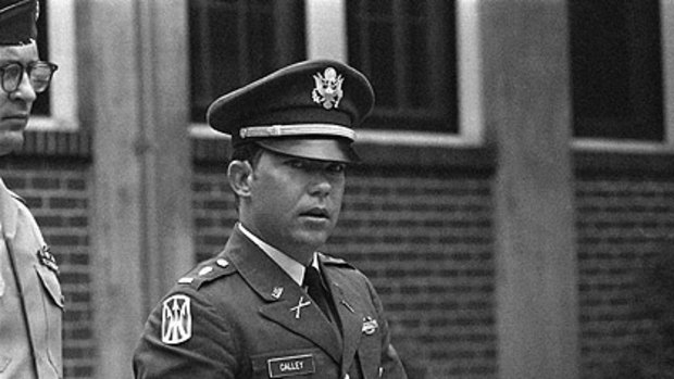 Lt. William L. Calley at his court-martial in 1971.