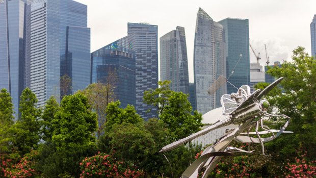  by Dr Elsie Yu is one of more than 40 sculptures in Gardens by the Bay.