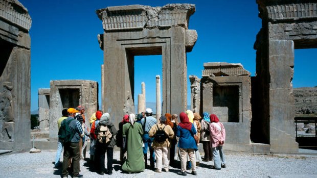 Cultural connections: Persepolis near the Iranian city of Shiraz.