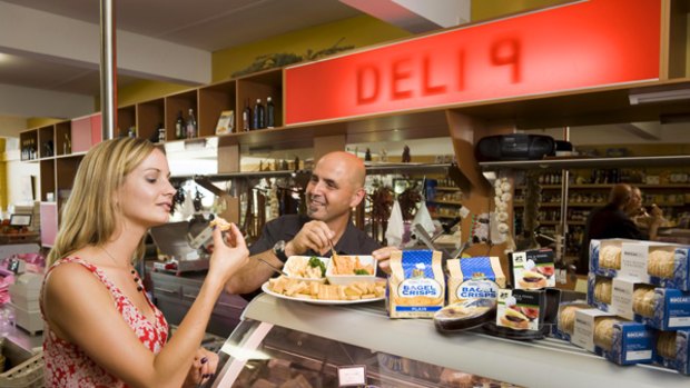 Taste tour ... Deli 9 serves a range of gourmet delights..