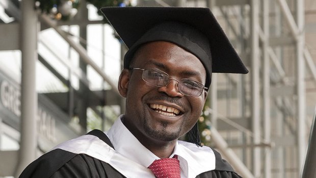 Juvenal Ndayishimiye's path to graduation was longer than most.
