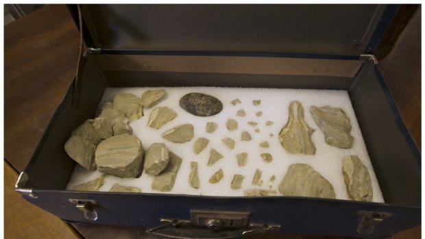 Artefacts discovered at Lake Mungo.