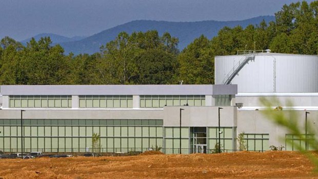 Going green: Apple's data centre in Maiden, North Carolina.