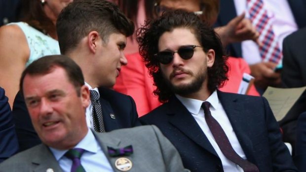 A curly clue? Fans of <i>Game of Thrones</i> have been given hope with actor Kit Harington's very Jon Snow-like appearance at Wimbledon.